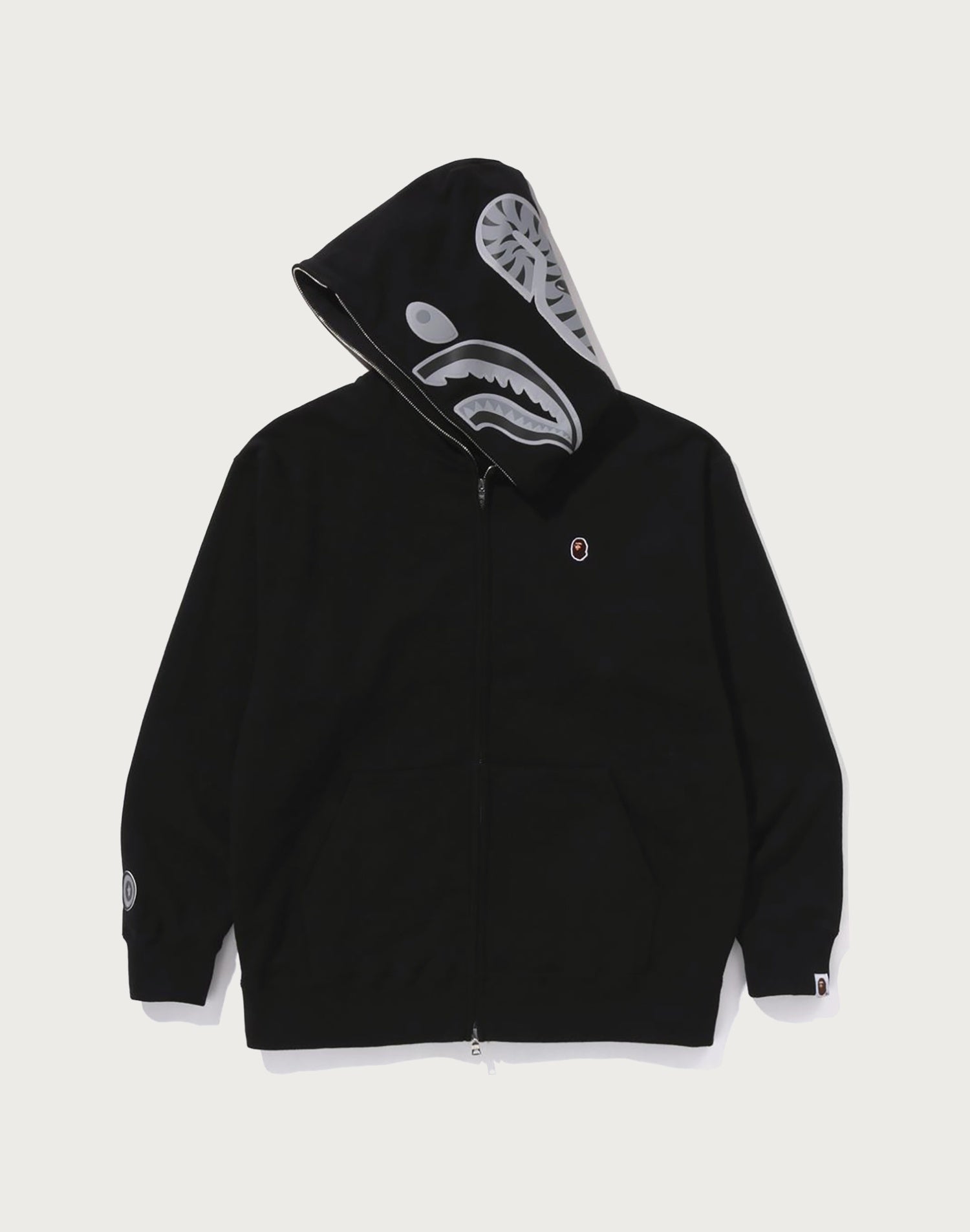 ONE POINT APE HEAD SHARK RELAXED FIT FULL ZIP HOODIE MENS – us