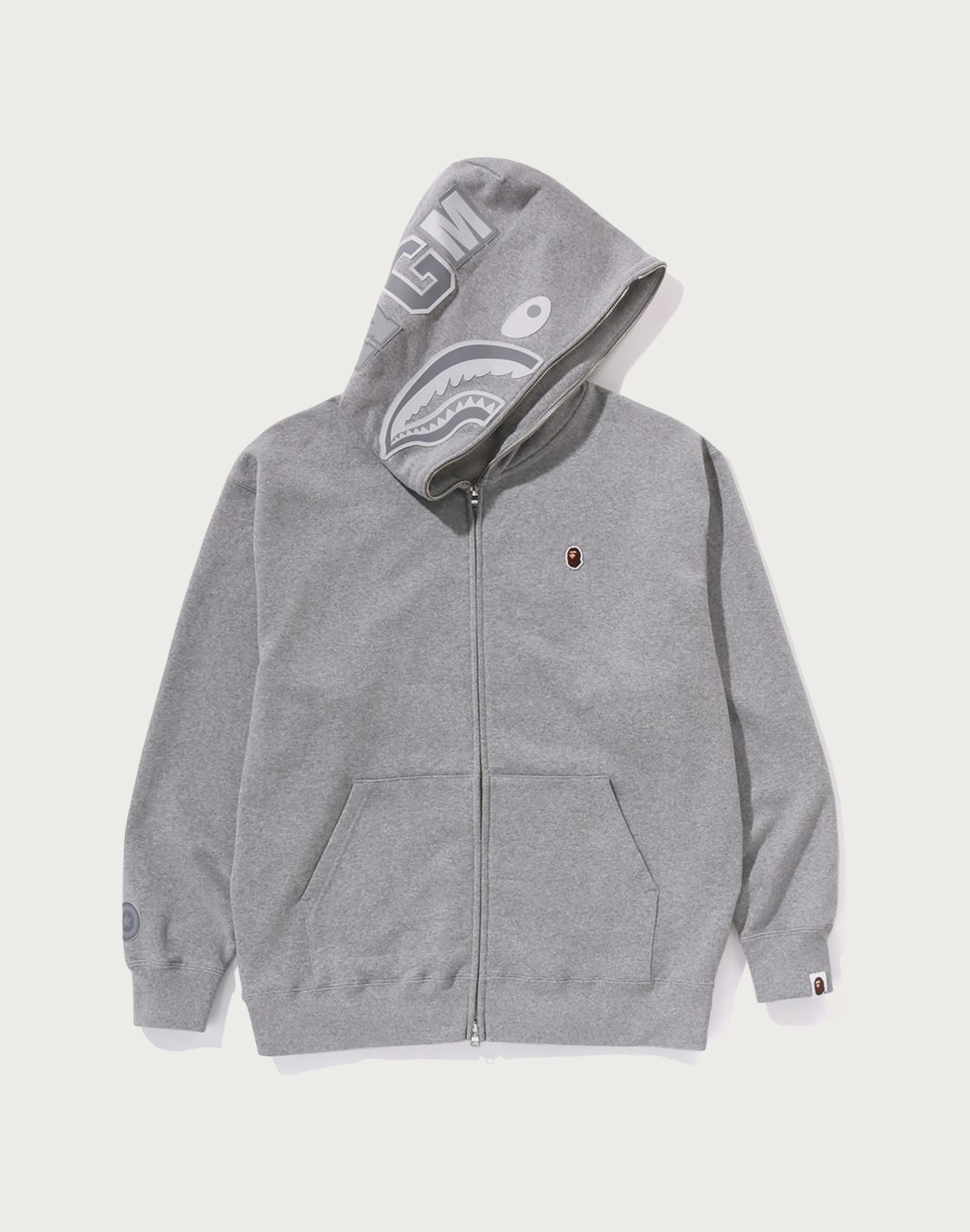 ONE POINT APE HEAD SHARK RELAXED FIT FULL ZIP HOODIE MENS – us