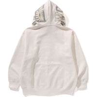 LINE CAMO QUILTED SHARK RELAXED FIT FULL ZIP HOODIE MENS