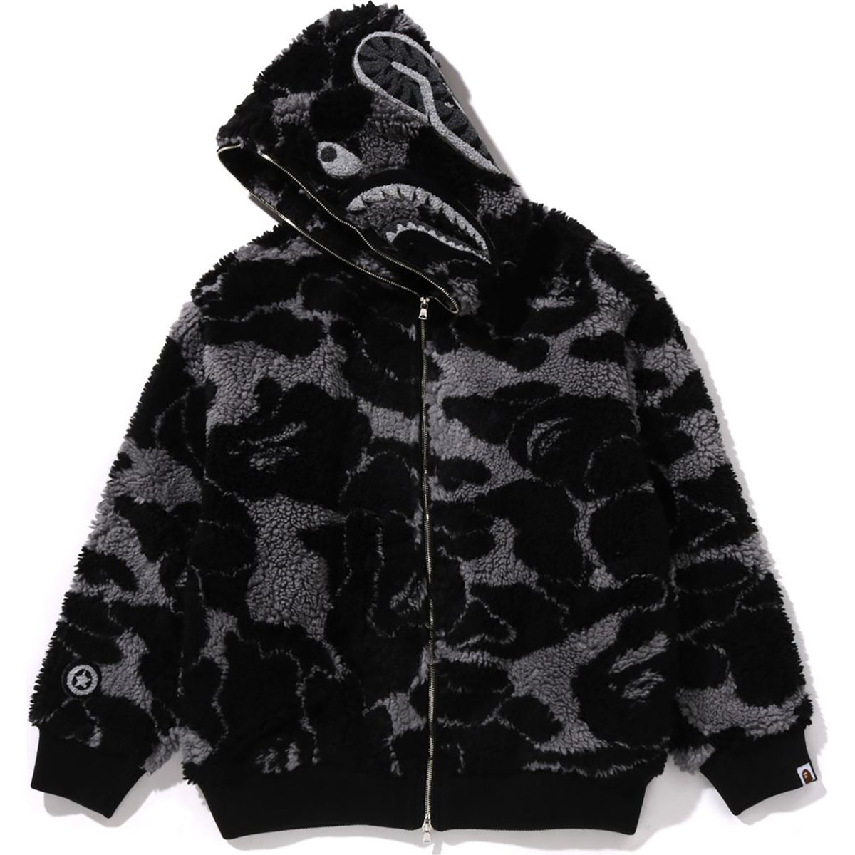 ABC CAMO BOA SHARK RELAXED FIT FULL ZIP HOODIE MENS