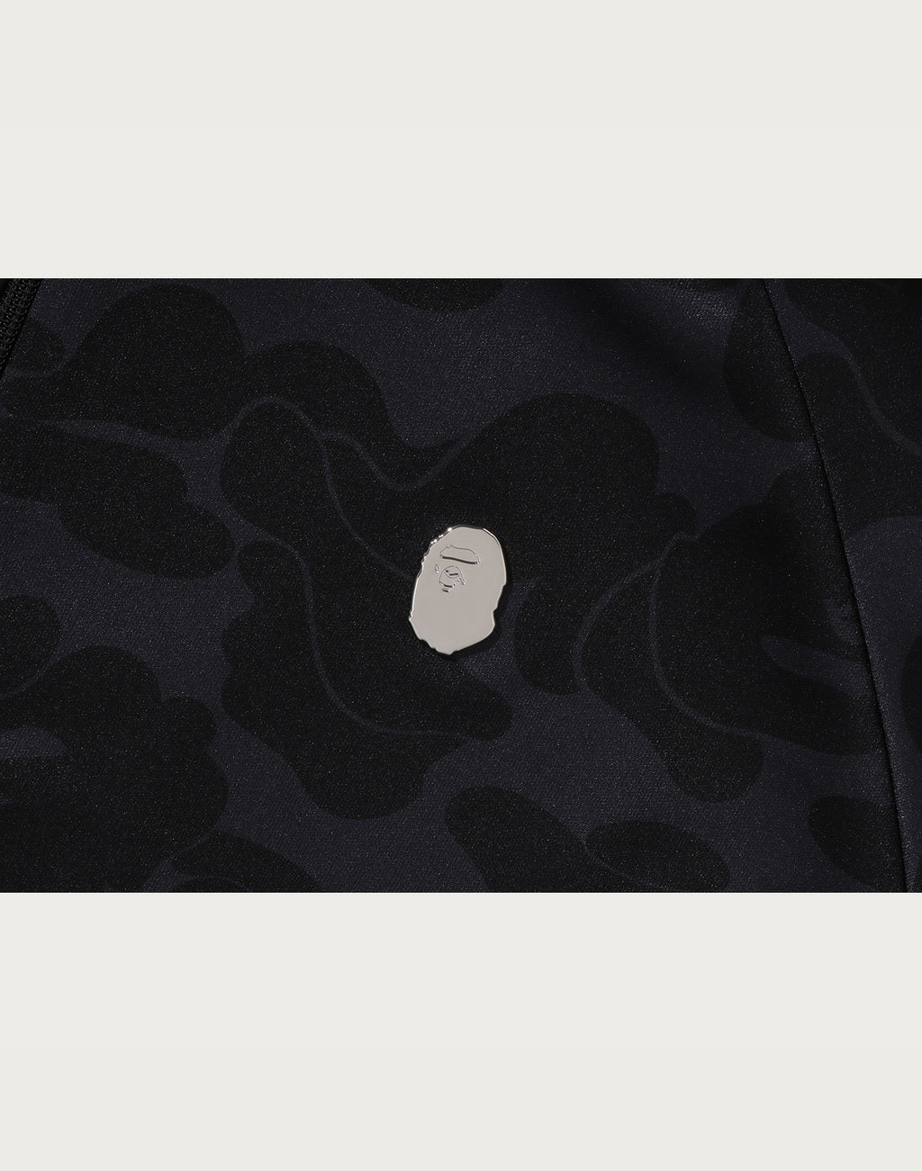 BAPE MENS SOLID CAMO RELAXED FIT SHARK FULL ZIP HOODIE JACKET