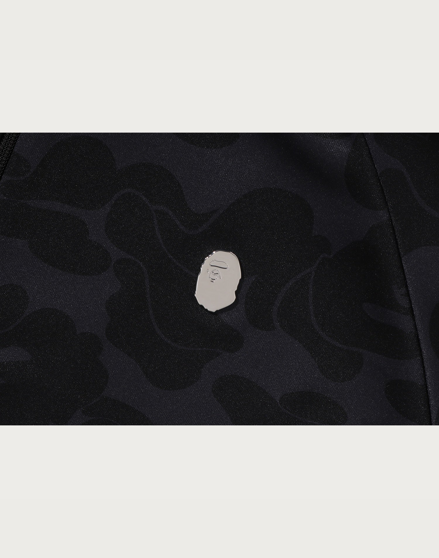 BAPE MENS SOLID CAMO RELAXED FIT SHARK FULL ZIP HOODIE JACKET