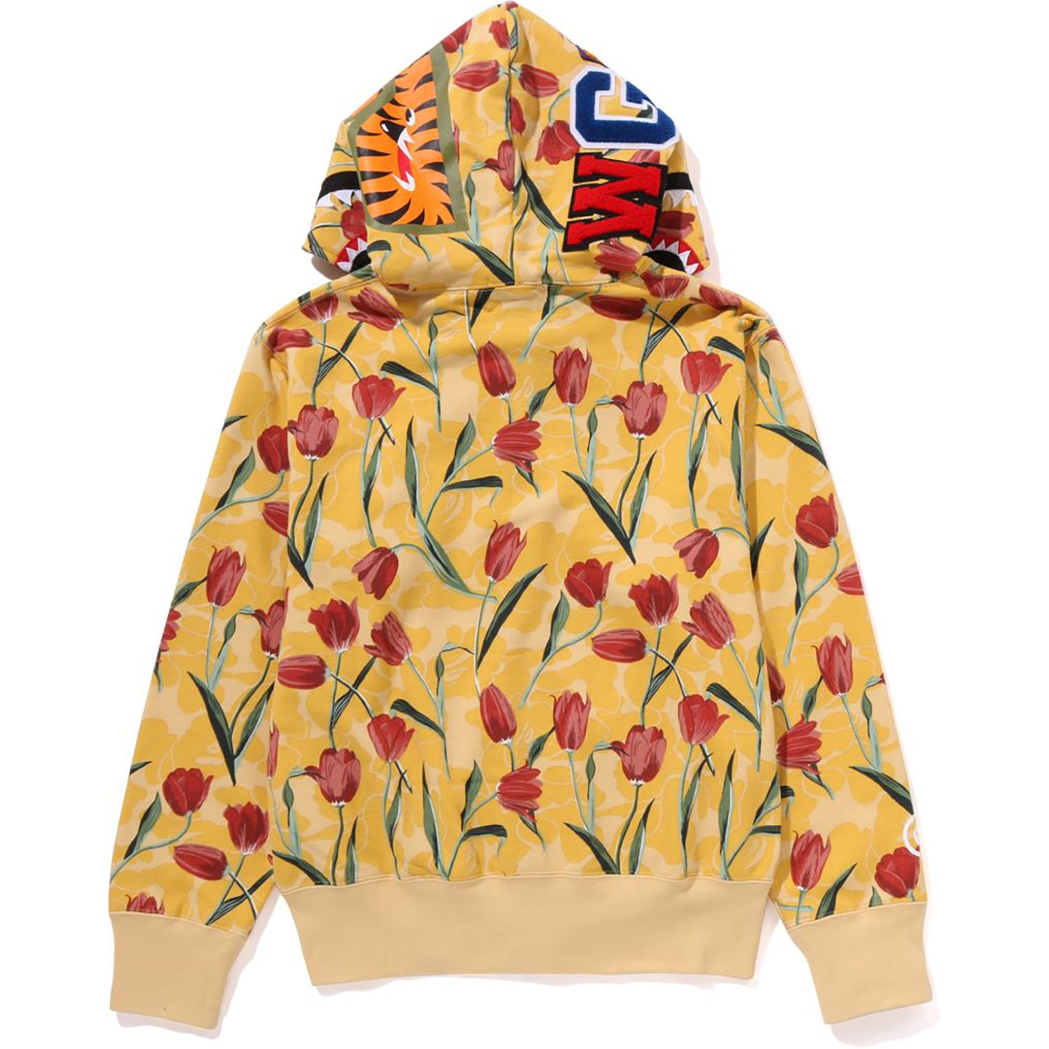 TULIP CAMO SHARK FULL ZIP HOODIE LADIES us.bape