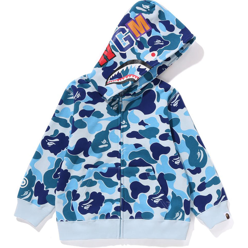 ABC CAMO SHARK ZIP HOODIE KIDS