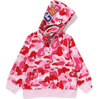 ABC CAMO SHARK ZIP HOODIE KIDS