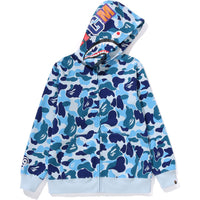 ABC CAMO SHARK ZIP HOODIE JR KIDS