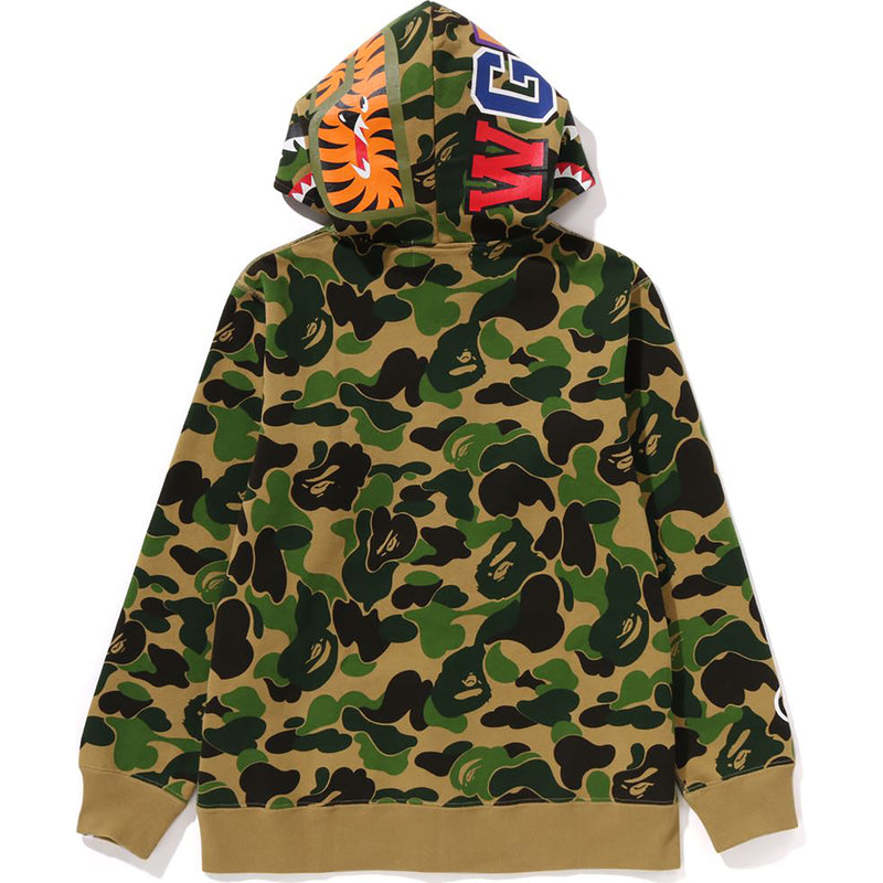 ABC CAMO SHARK ZIP HOODIE JR KIDS