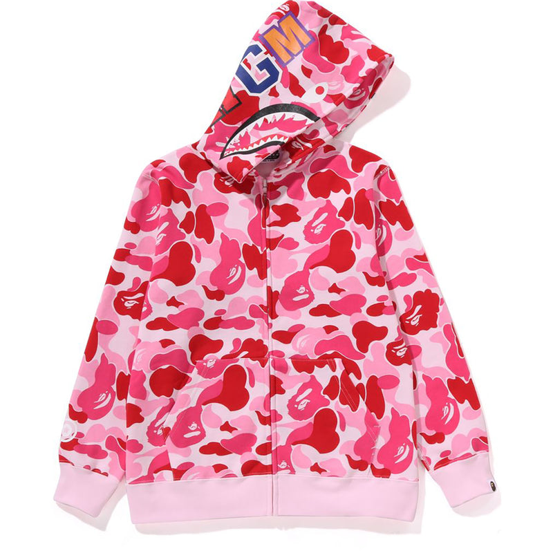 ABC CAMO SHARK ZIP HOODIE JR KIDS