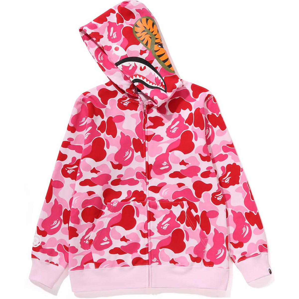 ABC CAMO SHARK ZIP HOODIE JR KIDS