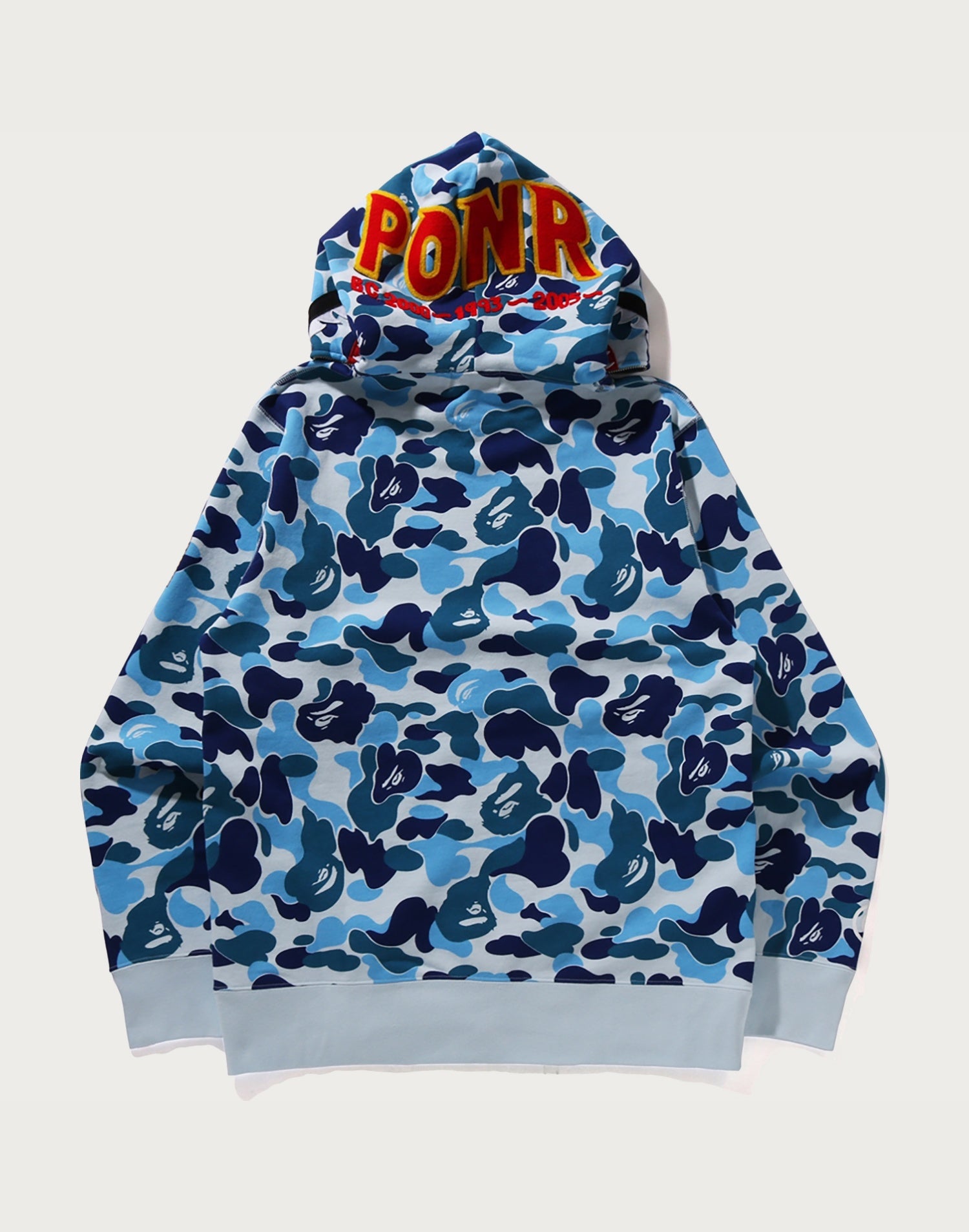 ABC CAMO SHARK FULL ZIP HOODIE MENS