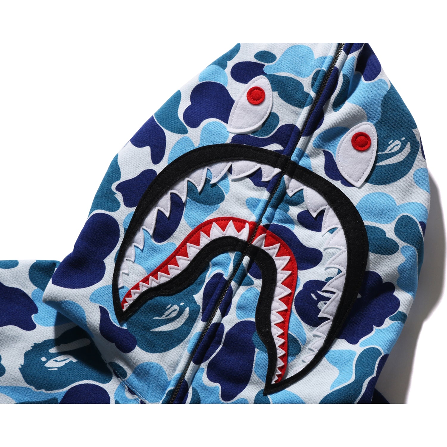 ABC CAMO SHARK FULL ZIP HOODIE MENS