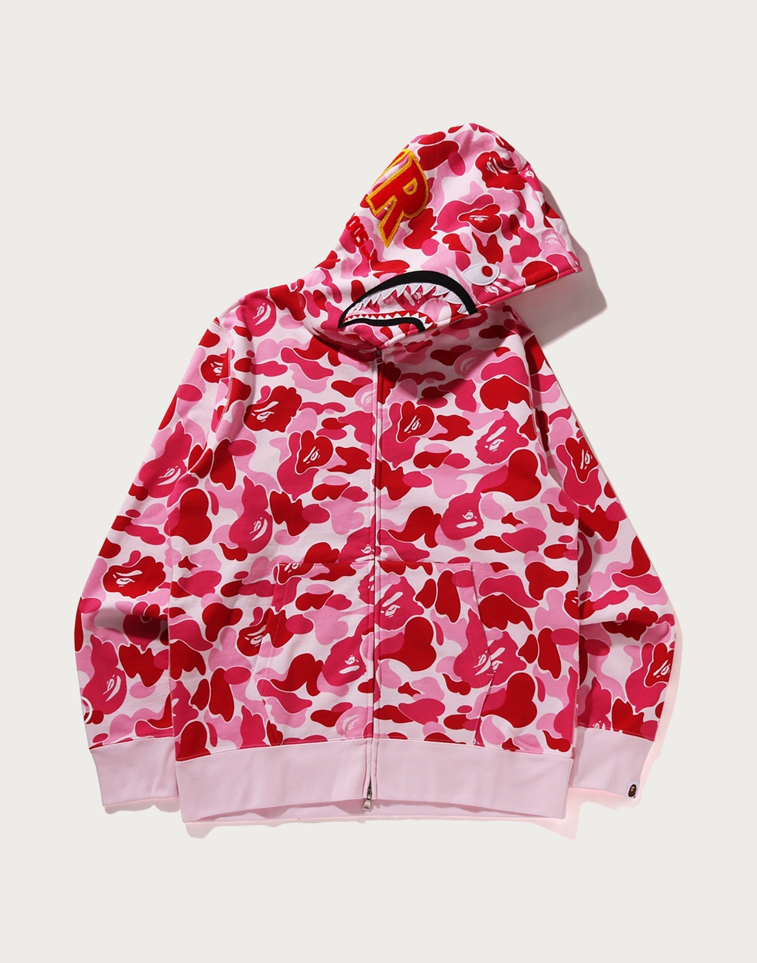 ABC CAMO SHARK FULL ZIP HOODIE MENS