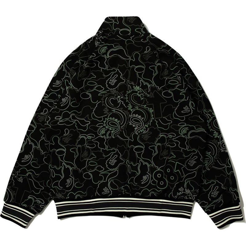 BAPE X 88RISING GLOW IN THE DARK CAMO TRACK JACKET MENS