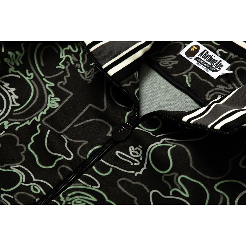 BAPE X 88RISING GLOW IN THE DARK CAMO TRACK JACKET MENS