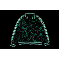 BAPE X 88RISING GLOW IN THE DARK CAMO TRACK JACKET MENS