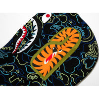 BAPE X 88RISING GLOW IN THE DARK CAMO SHARK FULL ZIP HOODIE MENS