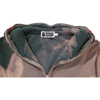 HAND DYE SHARK FULL ZIP HOODIE MENS