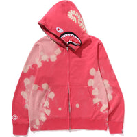 HAND DYE SHARK FULL ZIP HOODIE MENS