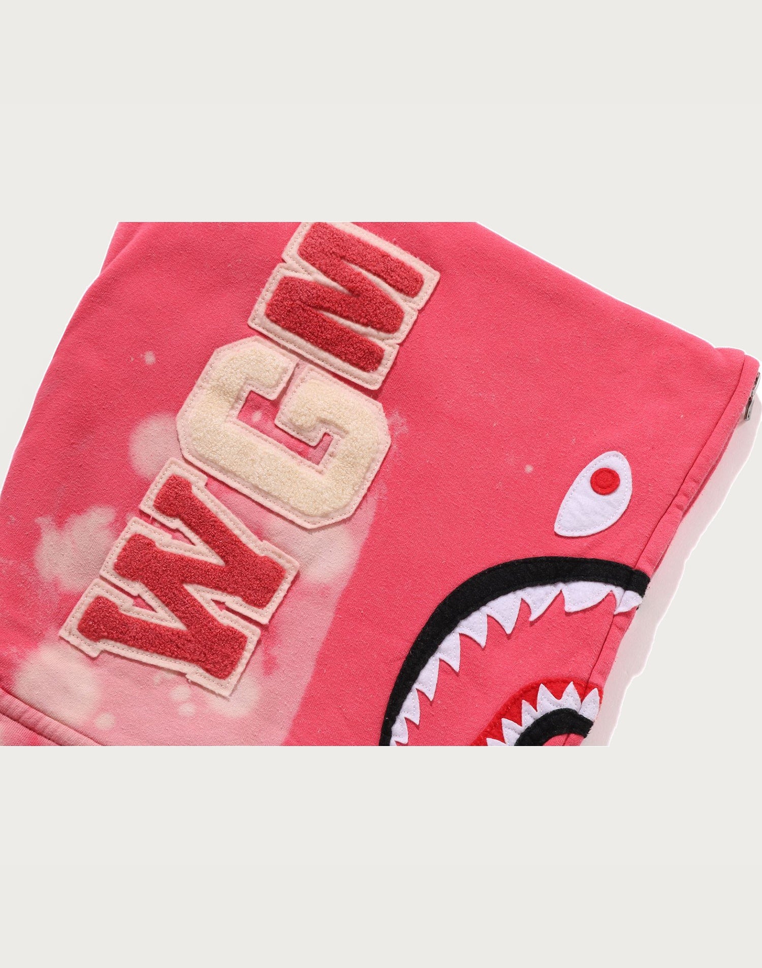HAND DYE SHARK FULL ZIP HOODIE MENS