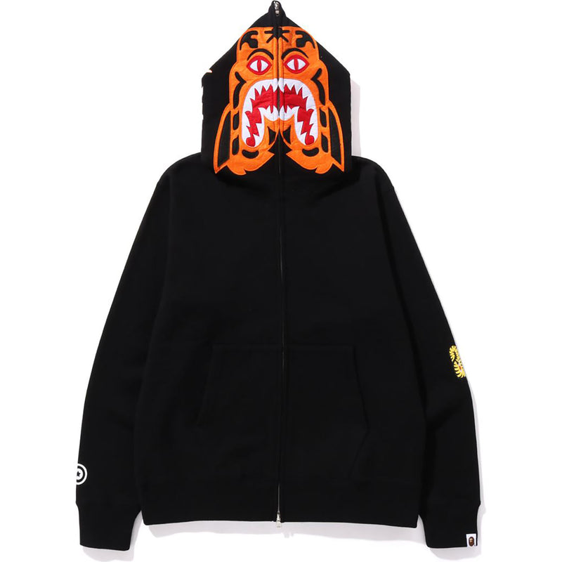 TIGER FULL ZIP HOODIE MENS