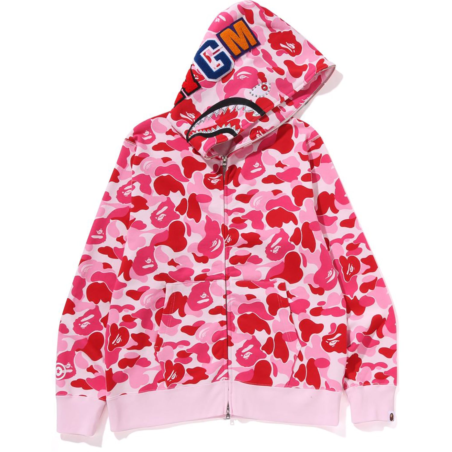 ABC CAMO CRYSTAL STONE SHARK FULL ZIP HOODIE MENS – us.bape.com
