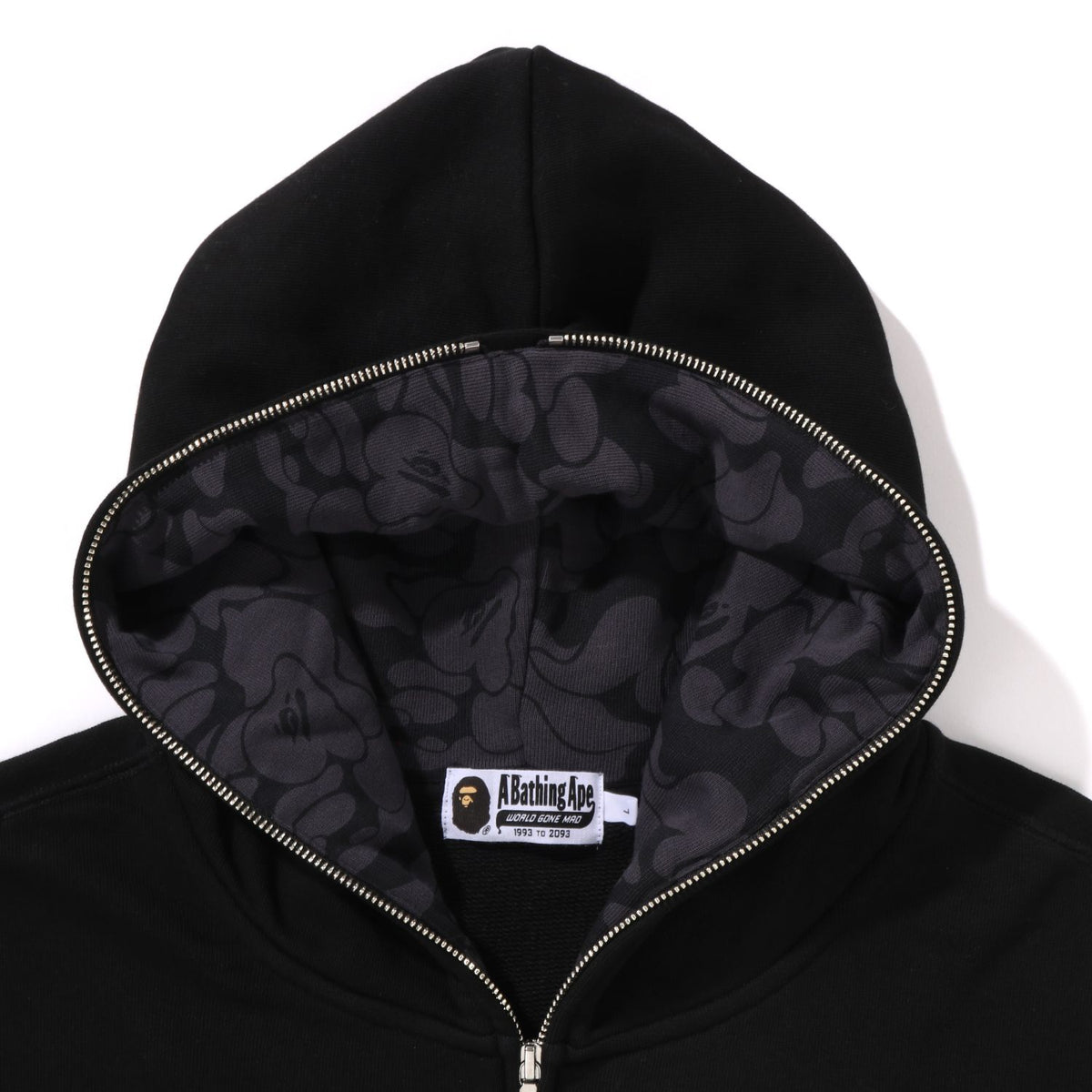 ONE POINT RELAXED FIT ZIP HOODIE MENS