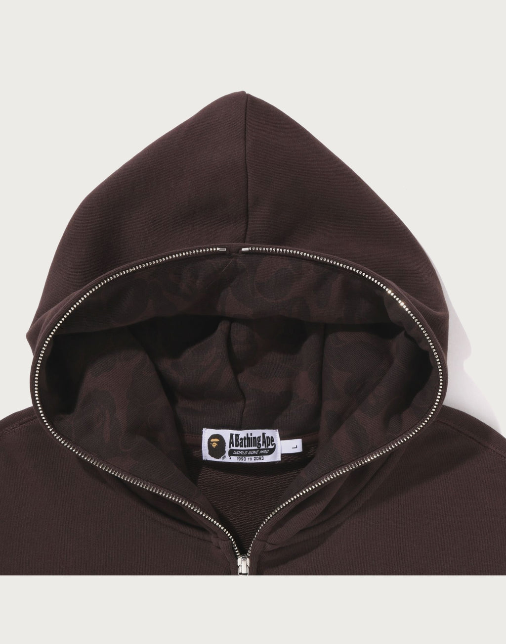 ONE POINT RELAXED FIT ZIP HOODIE MENS