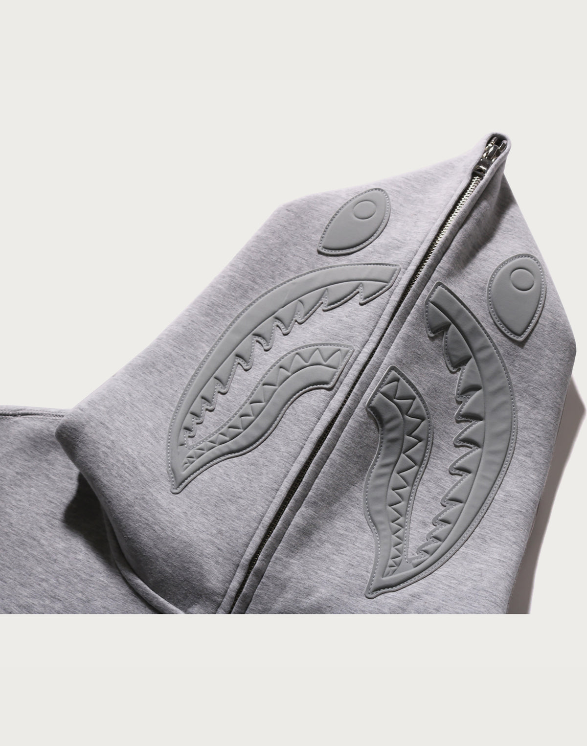 LINE CAMO INTERLOCK RELAXED FIT SHARK FULL ZIP HOODIE MENS