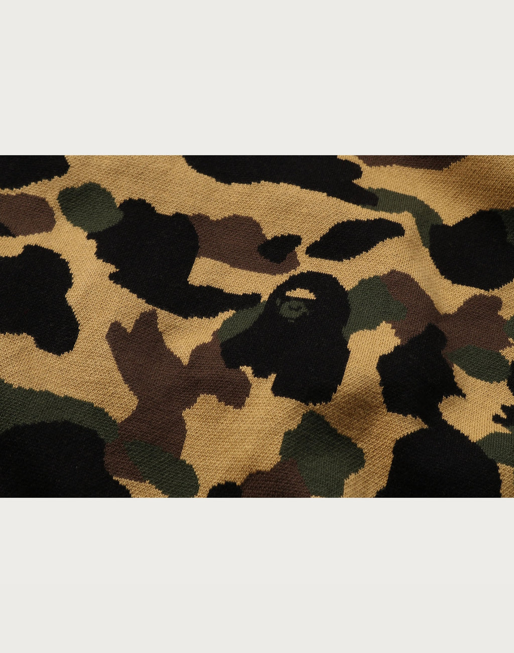 1ST CAMO JACQUARD SHARK RELAXED FIT FULL ZIP HOODIE MENS