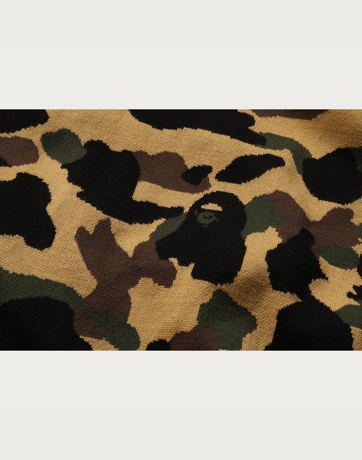 1ST CAMO JACQUARD SHARK RELAXED FIT FULL ZIP HOODIE MENS