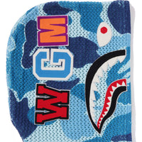 ABC CAMO CROCHET RELAXED FIT SHARK FULL ZIP HOODIE MENS