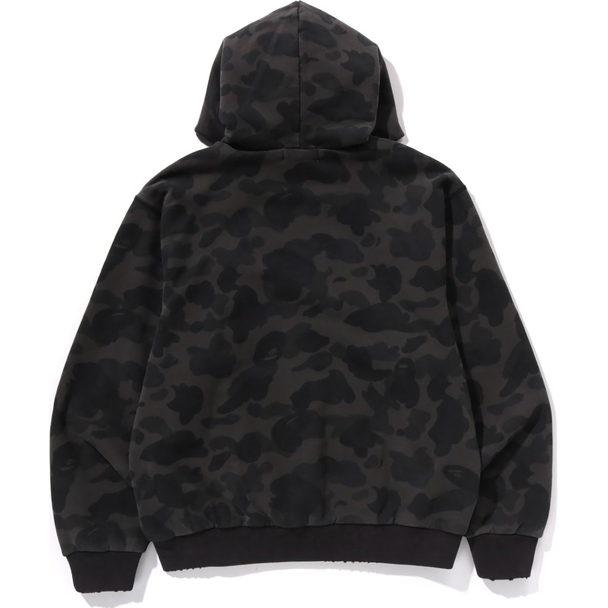 1ST CAMO HEAVY WASH CROPPED FIT ZIP HOODIE MENS