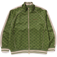 COLLEGE MONOGRAM LOGO RELAXED FIT TRACK JACKET MENS