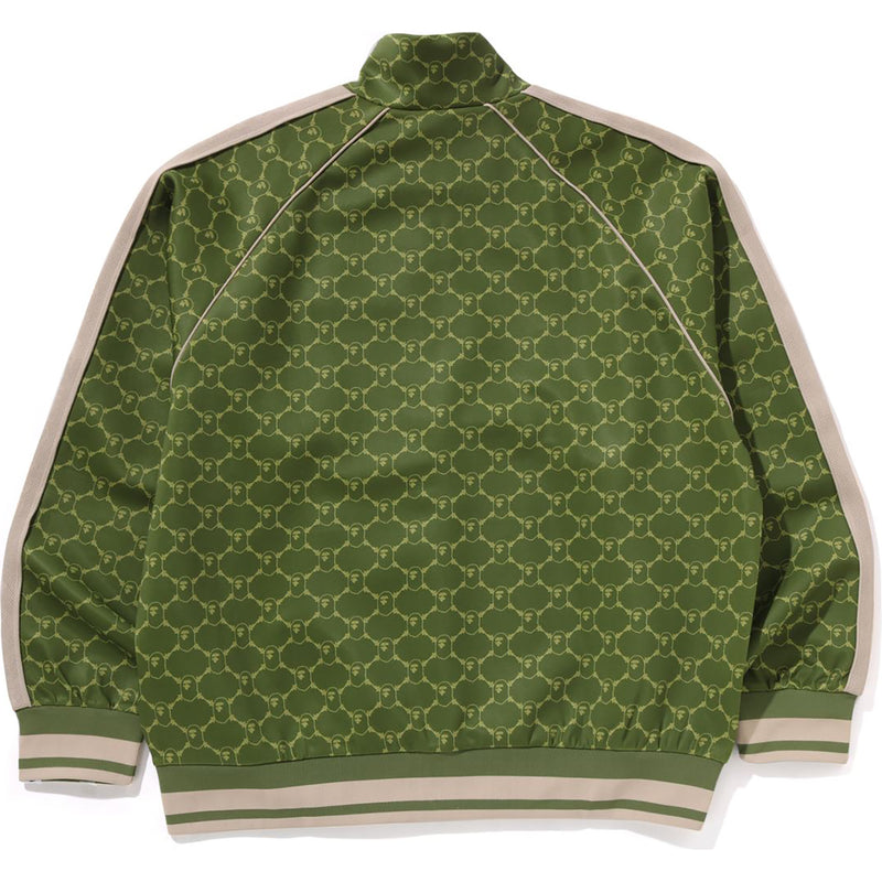 COLLEGE MONOGRAM LOGO RELAXED FIT TRACK JACKET MENS