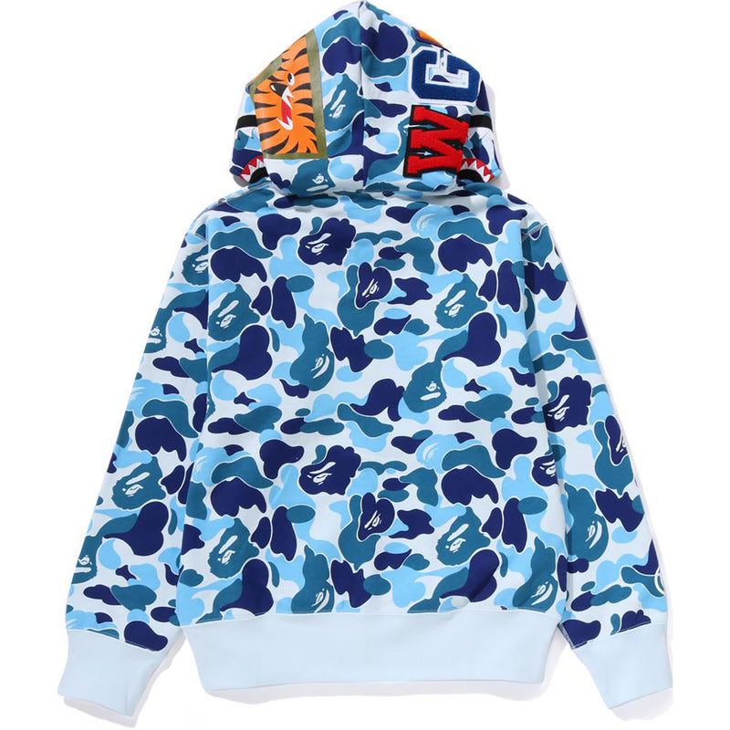 ABC CAMO SHARK FULL ZIP HOODIE LADIES