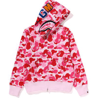 ABC CAMO SHARK FULL ZIP HOODIE LADIES