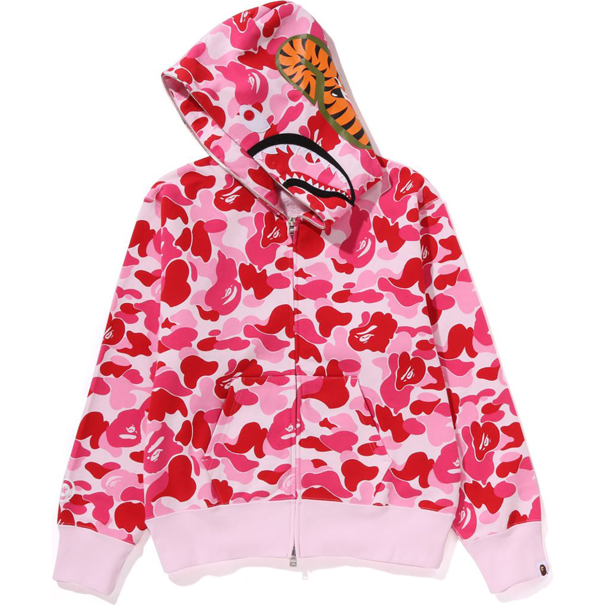 ABC CAMO SHARK FULL ZIP HOODIE LADIES