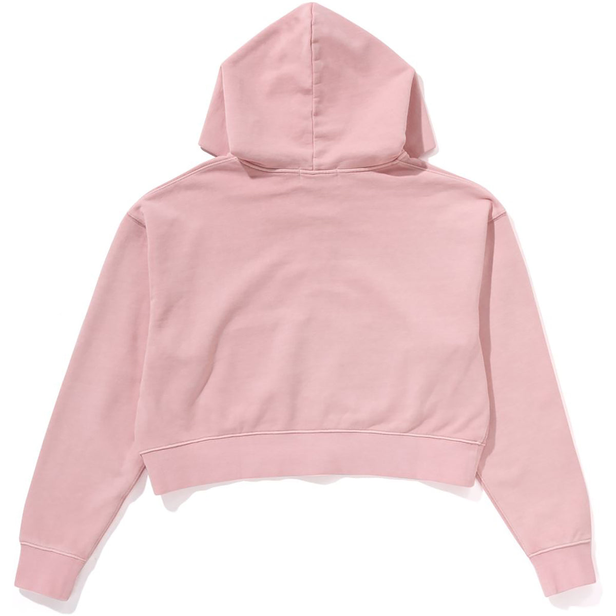 PIGMENT DYED ONE POINT CROPPED ZIP HOODIE LADIES