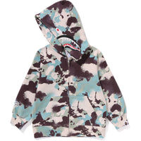 MAP CAMO SHARK ZIP HOODIE KIDS