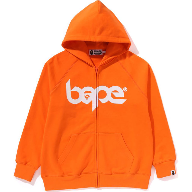 BAPE RELAXED FIT PIGMENT DYE ZIP HOODIE JR KIDS