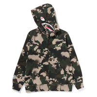 MAP CAMO SHARK ZIP HOODIE JR KIDS