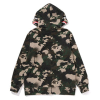 MAP CAMO SHARK ZIP HOODIE JR KIDS