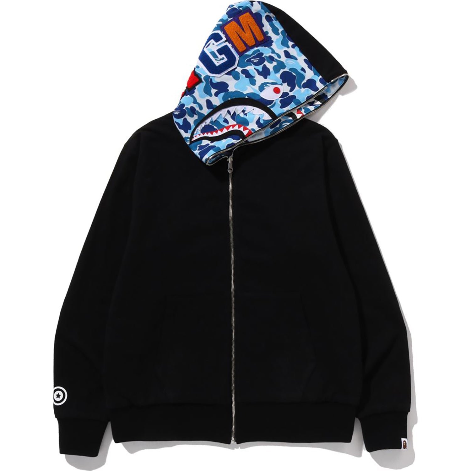 ABC CAMO REVERSIBLE SHARK FULL ZIP HOODIE MENS – us.bape.com