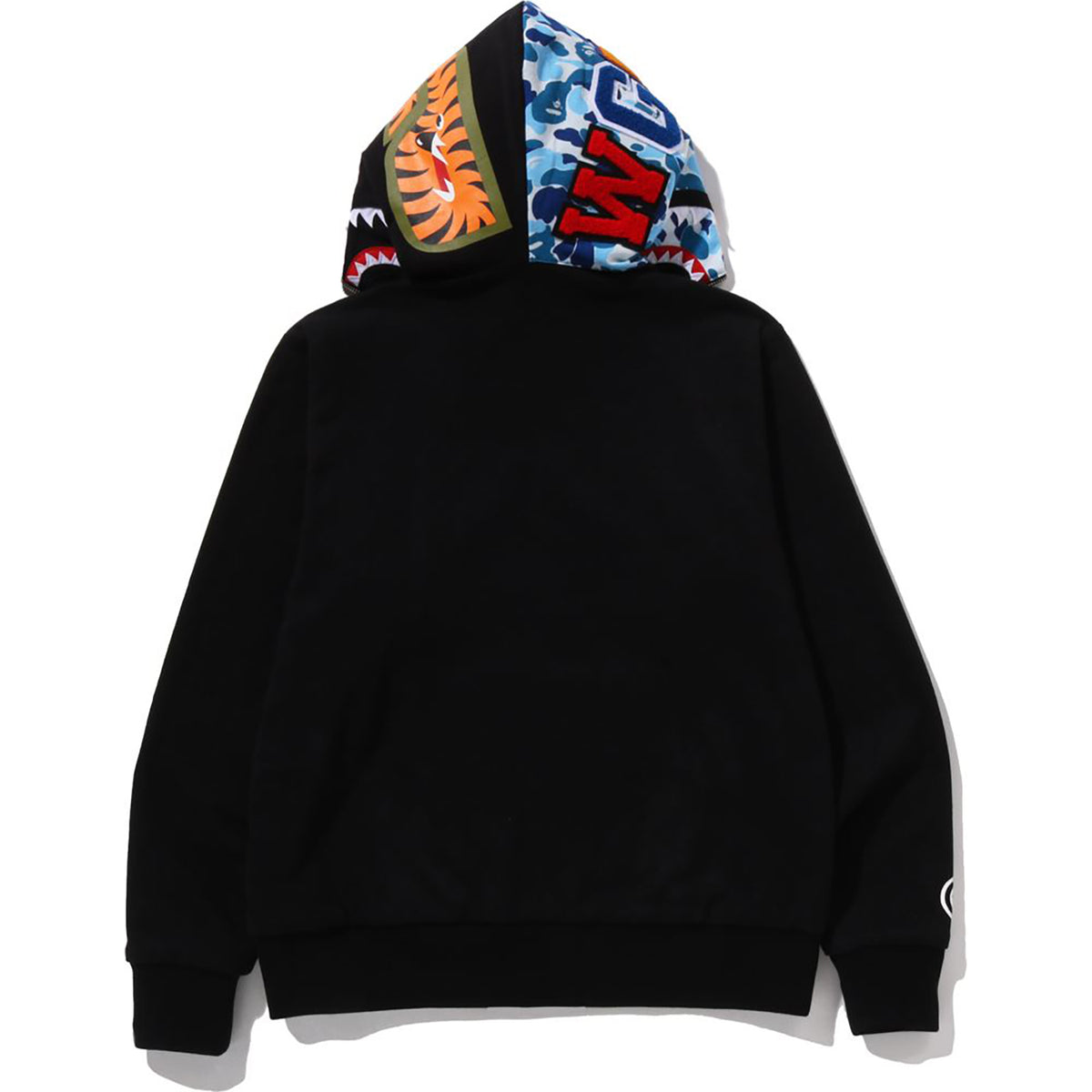 ABC CAMO REVERSIBLE SHARK FULL ZIP HOODIE MENS
