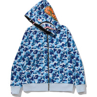 ABC CAMO REVERSIBLE SHARK FULL ZIP HOODIE MENS