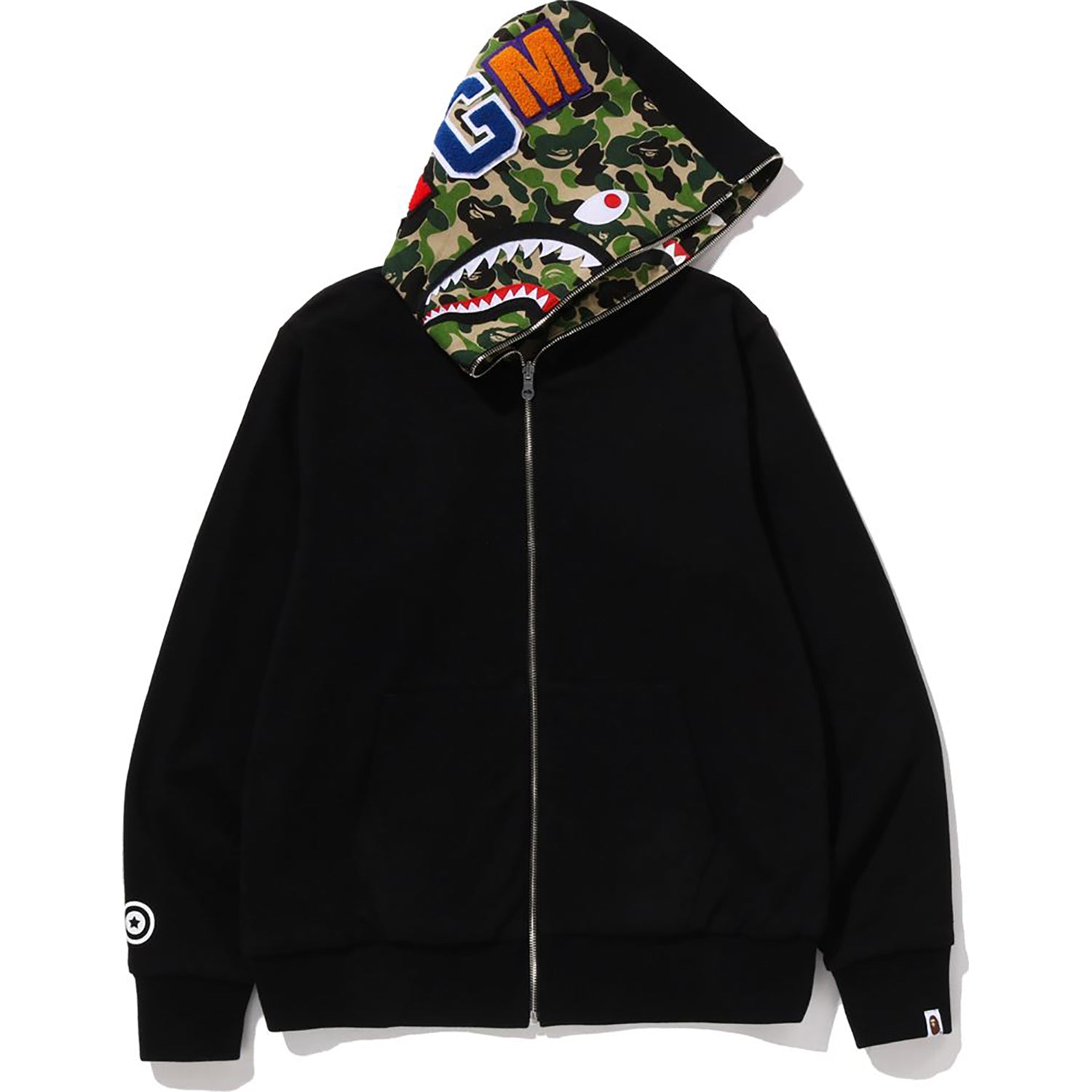 ABC CAMO REVERSIBLE SHARK FULL ZIP HOODIE MENS – us.bape.com