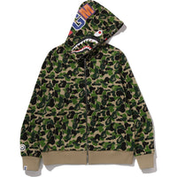 ABC CAMO REVERSIBLE SHARK FULL ZIP HOODIE MENS