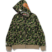 ABC CAMO REVERSIBLE SHARK FULL ZIP HOODIE MENS