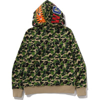 ABC CAMO REVERSIBLE SHARK FULL ZIP HOODIE MENS