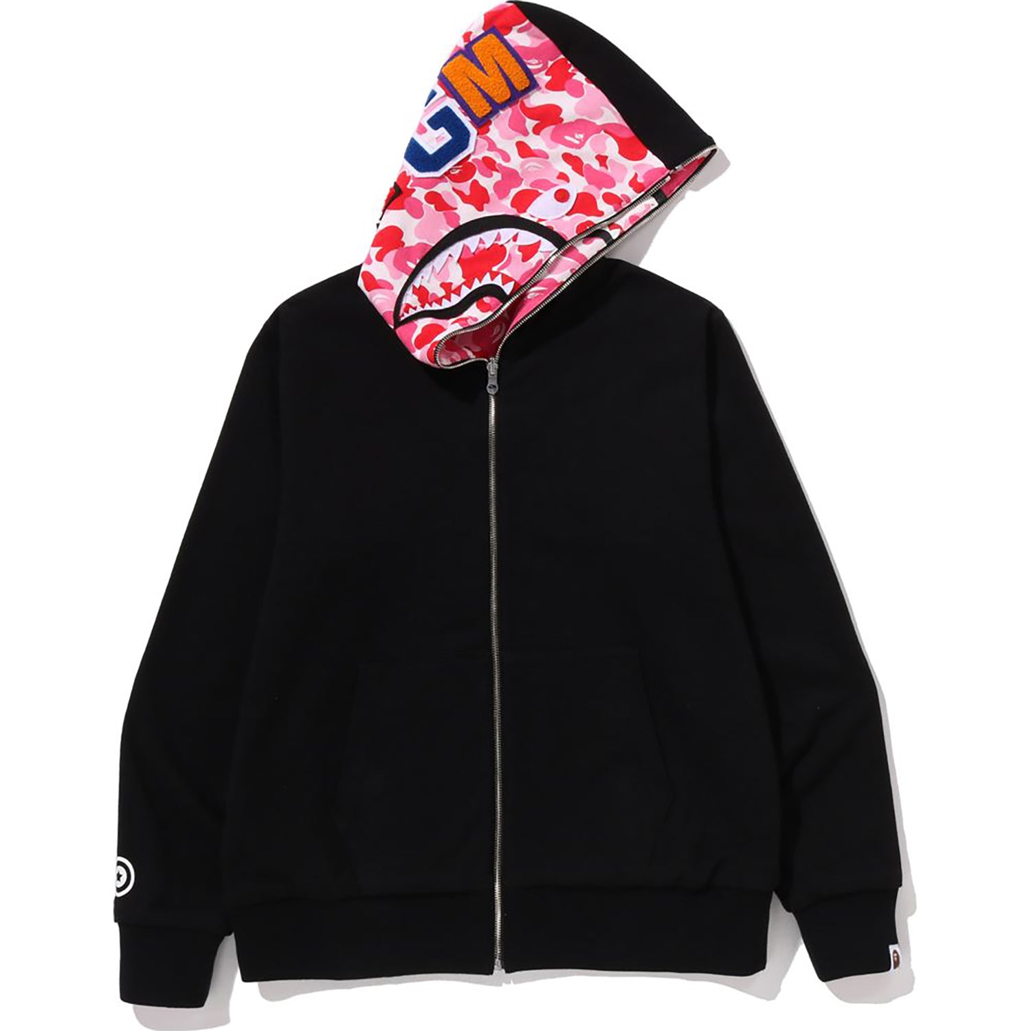 ABC CAMO REVERSIBLE SHARK FULL ZIP HOODIE MENS – us.bape.com